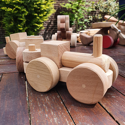houten trein speelgoed