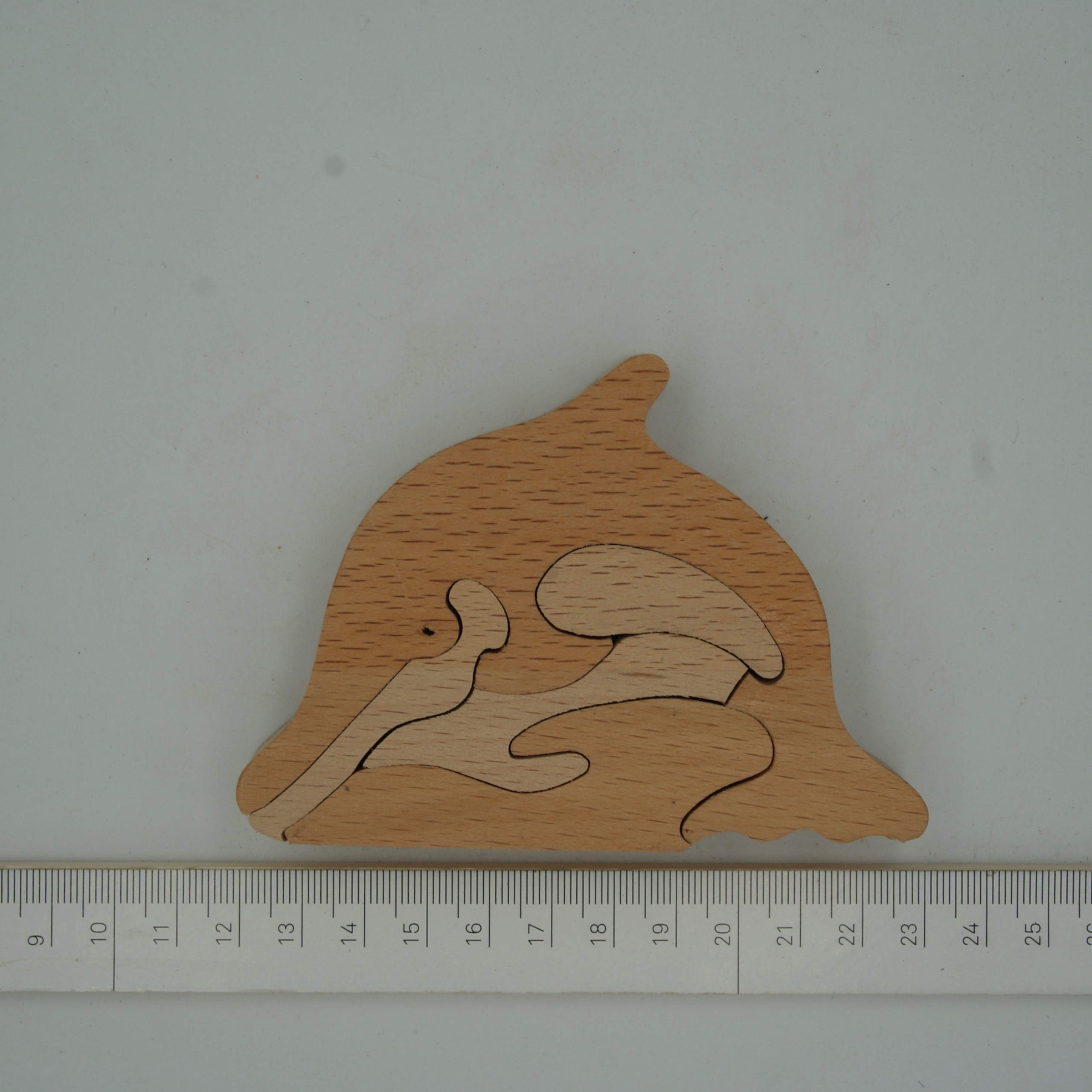 Speelgoed puzzeltje van hout met dolfijnen main image